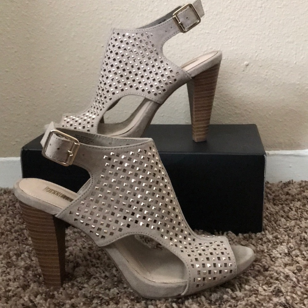 Jennifer Lopez Open Toe Heels